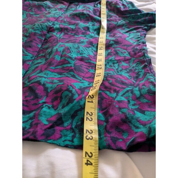 VTG Pendleton Country Sophisticates Blouse Women Sz 14P MultiFloral Cottagecore - Picture 16 of 16